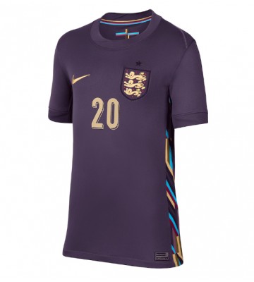 England Jarrod Bowen #20 Udebanetrøje Dame EM 2024 Kortærmet